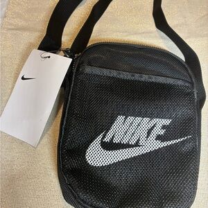 Nike Black Mesh Belt Bag